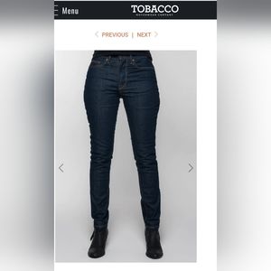 Women's Motorcycle Indigo Protective Riding Jeans pants with Kevlar/